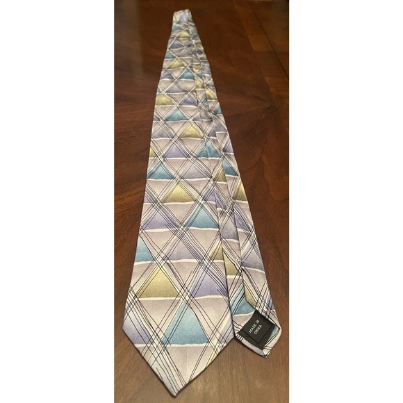 J. Garcia Aztec Objects Collection Fifty Three 100% Silk Men’s Neck Tie China - Picture 3 of 9